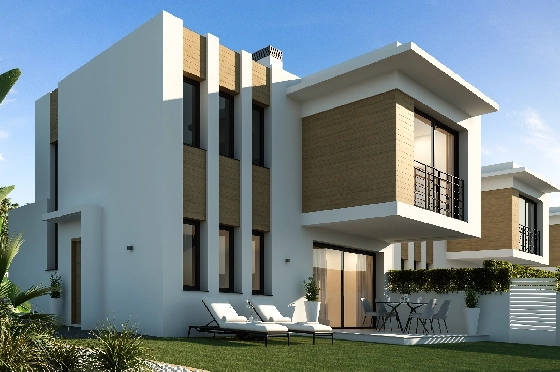 Villa in Denia zu verkaufen, Zona de estar 155 m², Baujahr 2024, Klimaanlage, Terreno 220 m², 3 Schlafzimmer, 3 Badezimmer, Pool, ref.: NL-NLDNB1425-1