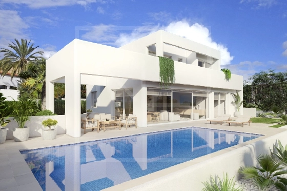 Villa in Benissa costa(Baladrar) zu verkaufen, Zona de estar 138 m², Baujahr 2023, + Fussbodenheizung, Klimaanlage, Terreno 625 m², 3 Schlafzimmer, 3 Badezimmer, Pool, ref.: NL-NLD1444-1