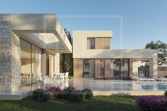 Villa in Javea zu verkaufen, Zona de estar 208 m², + Fussbodenheizung, Klimaanlage, 3 Schlafzimmer, 4 Badezimmer, Pool, ref.: NL-NLD1447-1