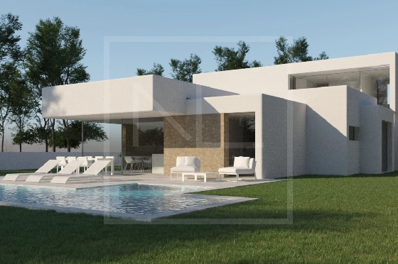 Villa in Moraira zu verkaufen, Zona de estar 268 m², Baujahr 2023, + Zentralheizung, Klimaanlage, Terreno 891 m², 4 Schlafzimmer, 4 Badezimmer, Pool, ref.: NL-NLD1448-1