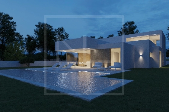 Villa in Moraira zu verkaufen, Zona de estar 268 m², Baujahr 2023, + Zentralheizung, Klimaanlage, Terreno 891 m², 4 Schlafzimmer, 4 Badezimmer, Pool, ref.: NL-NLD1448-17