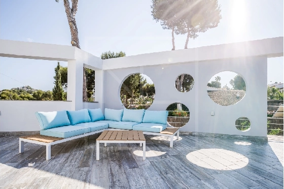 Villa in Moraira(Pla del Mar) zu verkaufen, Zona de estar 283 m², Baujahr 1975, Klimaanlage, Terreno 840 m², 4 Schlafzimmer, 4 Badezimmer, Pool, ref.: NL-NLD1475-28