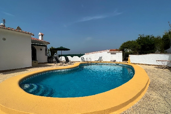 Villa in Benidoleig zur Ferienvermietung, Zona de estar 180 m², Baujahr 1989, + KLIMA, Klimaanlage, Terreno 653 m², 3 Schlafzimmer, 2 Badezimmer, Pool, ref.: T-0923-1