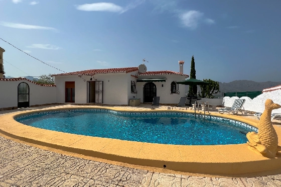 Villa in Benidoleig zur Ferienvermietung, Zona de estar 180 m², Baujahr 1989, + KLIMA, Klimaanlage, Terreno 653 m², 3 Schlafzimmer, 2 Badezimmer, Pool, ref.: T-0923-2