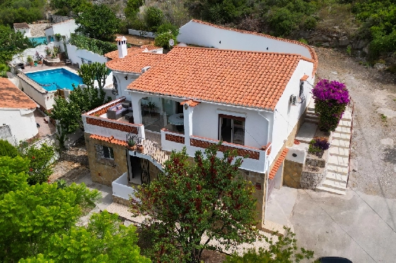 Villa in Benidoleig zur Ferienvermietung, Zona de estar 180 m², Baujahr 1989, + KLIMA, Klimaanlage, Terreno 653 m², 3 Schlafzimmer, 2 Badezimmer, Pool, ref.: T-0923-23