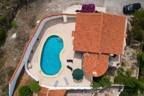 Villa in Benidoleig zur Ferienvermietung, Zona de estar 180 m², Baujahr 1989, + KLIMA, Klimaanlage, Terreno 653 m², 3 Schlafzimmer, 2 Badezimmer, Pool, ref.: T-0923-24