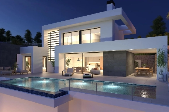 Villa in Cumbre del Sol zu verkaufen, Zona de estar 337 m², Terreno 824 m², 3 Schlafzimmer, 4 Badezimmer, Pool, ref.: BS-82447844-5