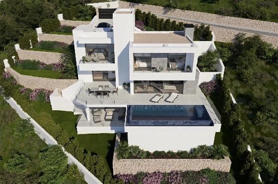 Villa in Cumbre del Sol zu verkaufen, Zona de estar 320 m², Terreno 805 m², 3 Schlafzimmer, 3 Badezimmer, Pool, ref.: BS-82447847-1