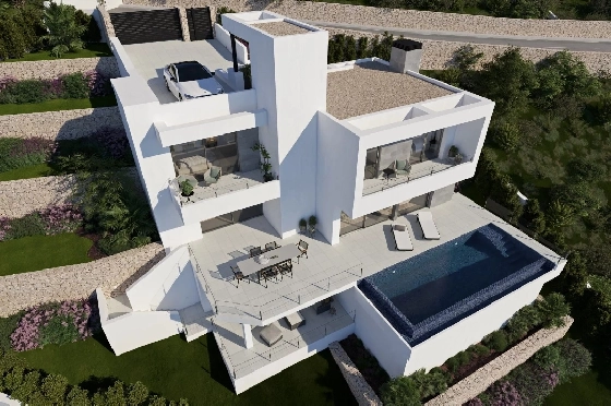 Villa in Cumbre del Sol zu verkaufen, Zona de estar 320 m², Terreno 805 m², 3 Schlafzimmer, 3 Badezimmer, Pool, ref.: BS-82447847-2