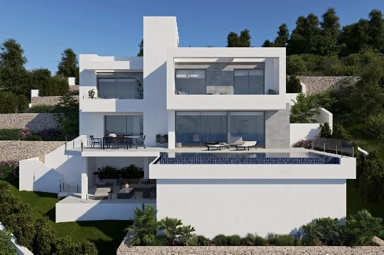Villa in Cumbre del Sol zu verkaufen, Zona de estar 320 m², Terreno 805 m², 3 Schlafzimmer, 3 Badezimmer, Pool, ref.: BS-82447847-5