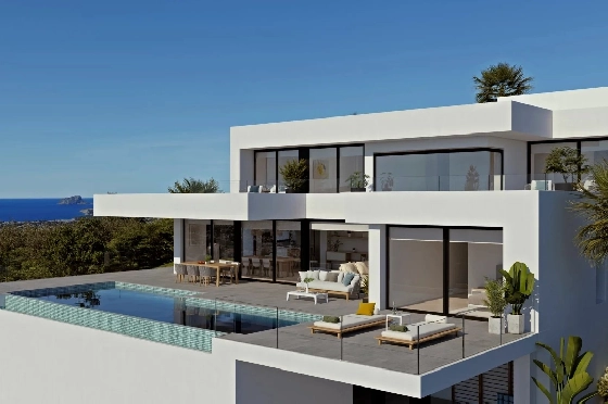 Villa in Cumbre del Sol zu verkaufen, Zona de estar 650 m², Terreno 1087 m², 4 Schlafzimmer, 5 Badezimmer, Pool, ref.: BS-82447867-2