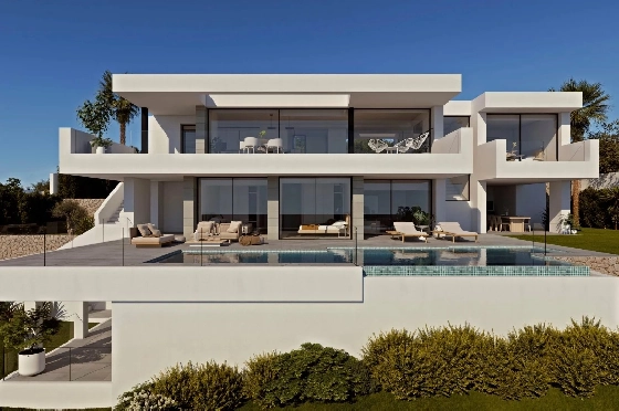 Villa in Cumbre del Sol zu verkaufen, Zona de estar 597 m², Terreno 1158 m², 3 Schlafzimmer, 5 Badezimmer, Pool, ref.: BS-82447870-1