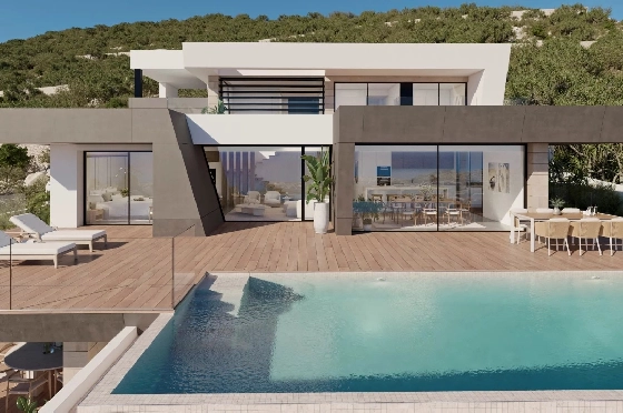 Villa in Cumbre del Sol zu verkaufen, Zona de estar 547 m², Terreno 861 m², 3 Schlafzimmer, 4 Badezimmer, Pool, ref.: BS-82600904-7