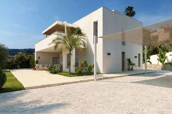 Villa in Moraira zu verkaufen, Zona de estar 260 m², Klimaanlage, 4 Schlafzimmer, 3 Badezimmer, Pool, ref.: BS-83199638-1