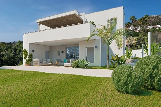 Villa in Moraira zu verkaufen, Zona de estar 260 m², Klimaanlage, 4 Schlafzimmer, 3 Badezimmer, Pool, ref.: BS-83199638-2