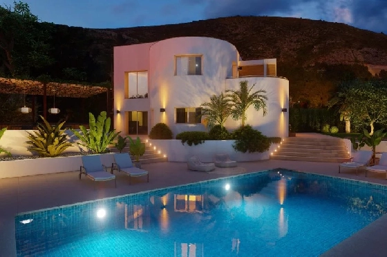 Villa in Moraira zu verkaufen, Zona de estar 260 m², Klimaanlage, 4 Schlafzimmer, 3 Badezimmer, Pool, ref.: BS-83199638-8