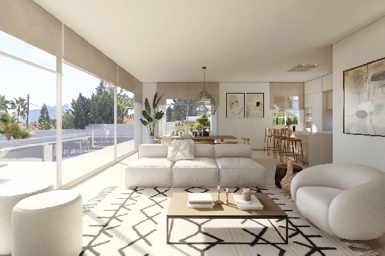 Villa in Benissa(Baladrar) zu verkaufen, Zona de estar 138 m², Baujahr 2023, Klimaanlage, Terreno 625 m², 3 Schlafzimmer, 3 Badezimmer, Pool, ref.: BI-BE.H-884-4