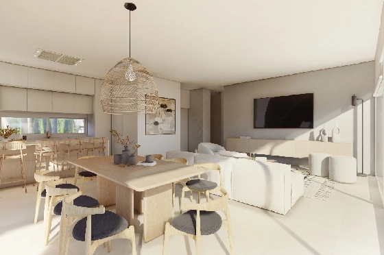 Villa in Benissa(Baladrar) zu verkaufen, Zona de estar 138 m², Baujahr 2023, Klimaanlage, Terreno 625 m², 3 Schlafzimmer, 3 Badezimmer, Pool, ref.: BI-BE.H-884-5