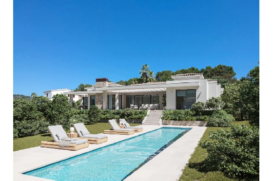 Villa in Javea zu verkaufen, Zona de estar 420 m², Baujahr 2023, Klimaanlage, Terreno 1741 m², 4 Schlafzimmer, 4 Badezimmer, Pool, ref.: BI-JA.H-122-1