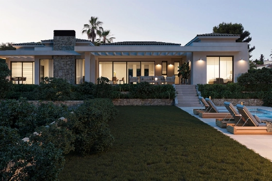 Villa in Javea zu verkaufen, Zona de estar 420 m², Baujahr 2023, Klimaanlage, Terreno 1741 m², 4 Schlafzimmer, 4 Badezimmer, Pool, ref.: BI-JA.H-122-5