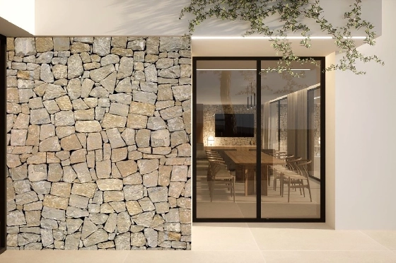 Villa in Moraira(Pla del Mar) zu verkaufen, Zona de estar 340 m², Baujahr 2023, Klimaanlage, Terreno 1070 m², 4 Schlafzimmer, 4 Badezimmer, Pool, ref.: BI-MT.H-787-10