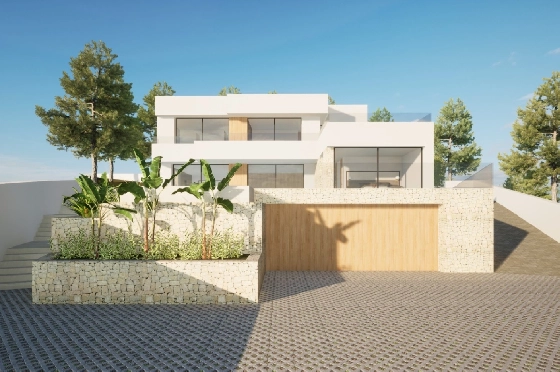 Villa in Moraira(Pla del Mar) zu verkaufen, Zona de estar 340 m², Baujahr 2023, Klimaanlage, Terreno 1070 m², 4 Schlafzimmer, 4 Badezimmer, Pool, ref.: BI-MT.H-787-14