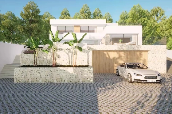 Villa in Moraira(Pla del Mar) zu verkaufen, Zona de estar 340 m², Baujahr 2023, Klimaanlage, Terreno 1070 m², 4 Schlafzimmer, 4 Badezimmer, Pool, ref.: BI-MT.H-787-2