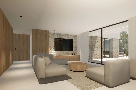 Villa in Moraira(Pla del Mar) zu verkaufen, Zona de estar 340 m², Baujahr 2023, Klimaanlage, Terreno 1070 m², 4 Schlafzimmer, 4 Badezimmer, Pool, ref.: BI-MT.H-787-7