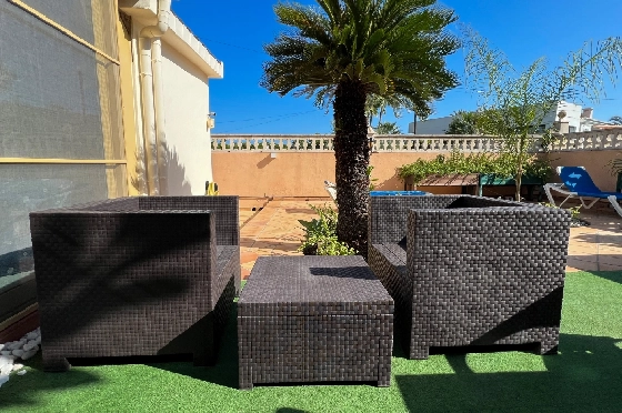 Villa in Denia zu vermieten, Zona de estar 200 m², Zustand gepflegt, + Zentralheizung, Klimaanlage, Terreno 900 m², 3 Schlafzimmer, 2 Badezimmer, Pool, ref.: D-0123-31