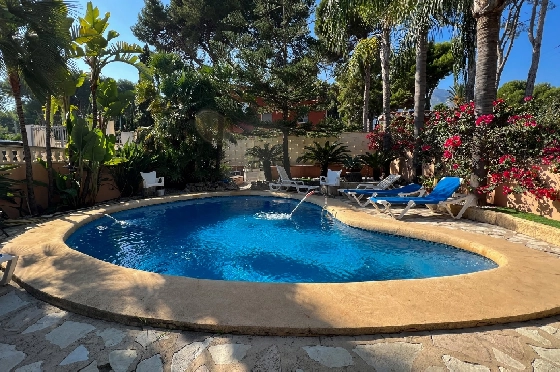 Villa in Denia zu vermieten, Zona de estar 200 m², Zustand gepflegt, + Zentralheizung, Klimaanlage, Terreno 900 m², 3 Schlafzimmer, 2 Badezimmer, Pool, ref.: D-0123-4