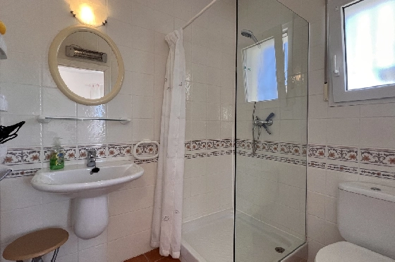 Villa in Els Poblets zur Ferienvermietung, Zona de estar 125 m², Baujahr 2003, + KLIMA, Klimaanlage, Terreno 400 m², 2 Schlafzimmer, 2 Badezimmer, Pool, ref.: T-1123-14