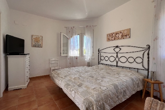 Villa in Els Poblets zur Ferienvermietung, Zona de estar 125 m², Baujahr 2003, + KLIMA, Klimaanlage, Terreno 400 m², 2 Schlafzimmer, 2 Badezimmer, Pool, ref.: T-1123-19