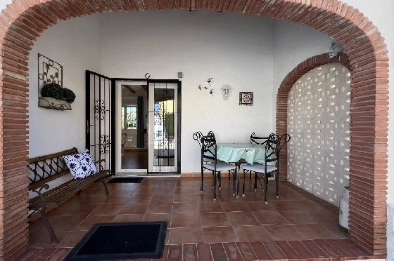 Villa in Els Poblets zur Ferienvermietung, Zona de estar 125 m², Baujahr 2003, + KLIMA, Klimaanlage, Terreno 400 m², 2 Schlafzimmer, 2 Badezimmer, Pool, ref.: T-1123-23