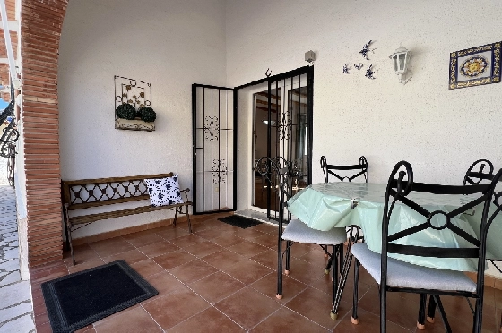 Villa in Els Poblets zur Ferienvermietung, Zona de estar 125 m², Baujahr 2003, + KLIMA, Klimaanlage, Terreno 400 m², 2 Schlafzimmer, 2 Badezimmer, Pool, ref.: T-1123-24