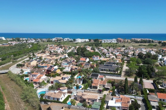 Villa in Els Poblets zur Ferienvermietung, Zona de estar 125 m², Baujahr 2003, + KLIMA, Klimaanlage, Terreno 400 m², 2 Schlafzimmer, 2 Badezimmer, Pool, ref.: T-1123-34