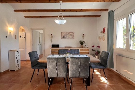 Villa in Els Poblets zur Ferienvermietung, Zona de estar 125 m², Baujahr 2003, + KLIMA, Klimaanlage, Terreno 400 m², 2 Schlafzimmer, 2 Badezimmer, Pool, ref.: T-1123-4