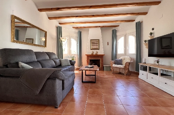 Villa in Els Poblets zur Ferienvermietung, Zona de estar 125 m², Baujahr 2003, + KLIMA, Klimaanlage, Terreno 400 m², 2 Schlafzimmer, 2 Badezimmer, Pool, ref.: T-1123-6