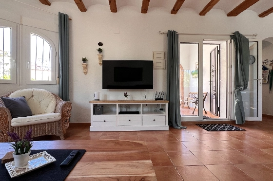Villa in Els Poblets zur Ferienvermietung, Zona de estar 125 m², Baujahr 2003, + KLIMA, Klimaanlage, Terreno 400 m², 2 Schlafzimmer, 2 Badezimmer, Pool, ref.: T-1123-7