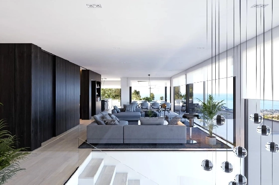 Villa in Cumbre del Sol zu verkaufen, Zona de estar 830 m², Terreno 1877 m², 1 Schlafzimmer, 5 Badezimmer, Pool, ref.: BS-83710403-8