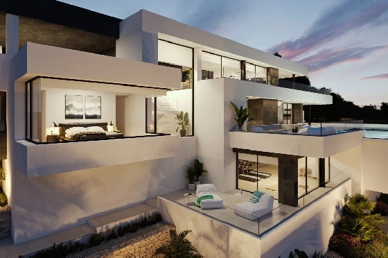 Villa in Cumbre del Sol zu verkaufen, Zona de estar 830 m², Terreno 1877 m², 1 Schlafzimmer, 5 Badezimmer, Pool, ref.: BS-83710403-9