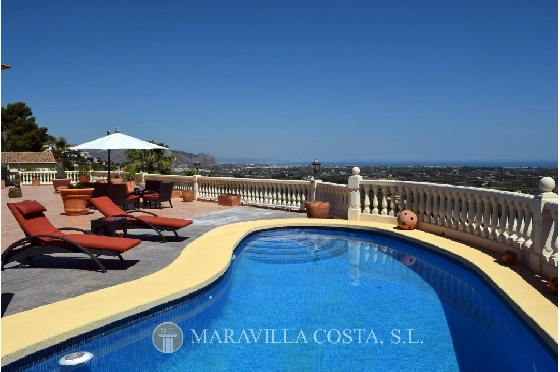 Villa in Pedreguer zu verkaufen, Zona de estar 425 m², Baujahr 2006, + Fussbodenheizung, Klimaanlage, Terreno 1382 m², 5 Schlafzimmer, 4 Badezimmer, Pool, ref.: MV-2376-1