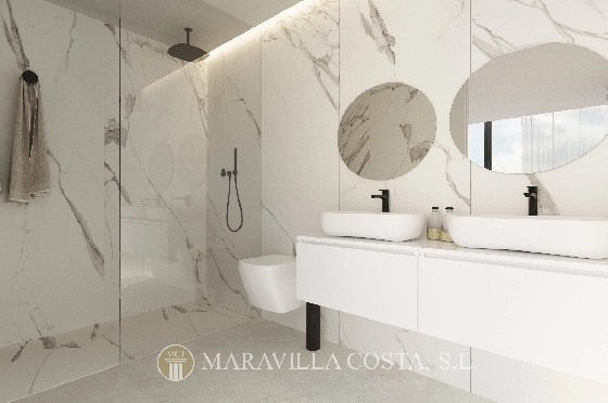 Villa in Moraira zu verkaufen, Zona de estar 261 m², Baujahr 2023, + Fussbodenheizung, Klimaanlage, Terreno 939 m², 4 Schlafzimmer, 4 Badezimmer, Pool, ref.: MV-2499-6