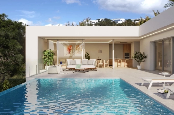 Villa in Cumbre del Sol zu verkaufen, Zona de estar 329 m², Terreno 813 m², 3 Schlafzimmer, 3 Badezimmer, Pool, ref.: BS-83851622-7