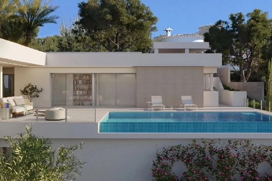 Villa in Cumbre del Sol zu verkaufen, Zona de estar 329 m², Terreno 813 m², 3 Schlafzimmer, 3 Badezimmer, Pool, ref.: BS-83851622-8