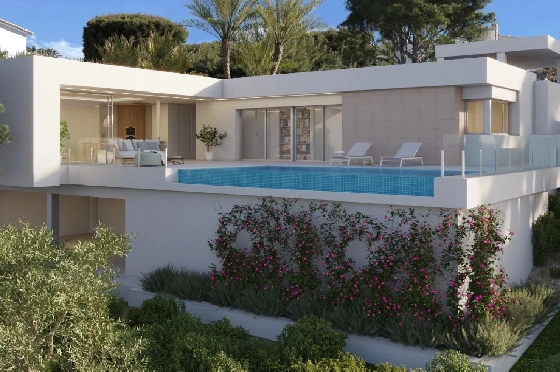 Villa in Cumbre del Sol zu verkaufen, Zona de estar 329 m², Terreno 813 m², 3 Schlafzimmer, 3 Badezimmer, Pool, ref.: BS-83851622-9