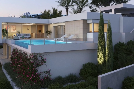 Villa in Cumbre del Sol zu verkaufen, Zona de estar 333 m², Terreno 825 m², 3 Schlafzimmer, 3 Badezimmer, Pool, ref.: BS-83851624-4