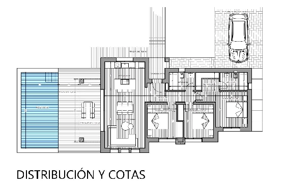 Villa in Denia(Marquesa 4) zu verkaufen, Zona de estar 120 m², Baujahr 2025, Zustand neuwertig, + Zentralheizung, Klimaanlage, Terreno 1085 m², 3 Schlafzimmer, 2 Badezimmer, Pool, ref.: UM-UV-HEBE-18