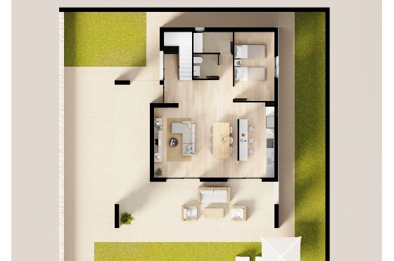 Villa in Finestrat(Balcon de Finestrat) zu verkaufen, Zona de estar 157 m², Terreno 489 m², 4 Schlafzimmer, 3 Badezimmer, Pool, ref.: TW-BREEZE-75-12
