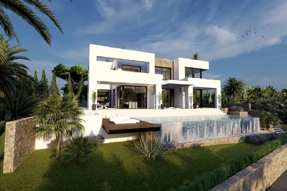 Villa in Benissa(La Fustera) zu verkaufen, Zona de estar 615 m², Baujahr 2023, Klimaanlage, Terreno 1347 m², 4 Schlafzimmer, 3 Badezimmer, Pool, ref.: BI-BE.H-902-13