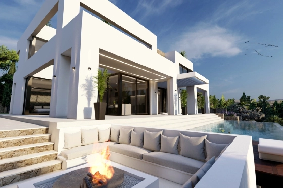 Villa in Benissa(La Fustera) zu verkaufen, Zona de estar 615 m², Baujahr 2023, Klimaanlage, Terreno 1347 m², 4 Schlafzimmer, 3 Badezimmer, Pool, ref.: BI-BE.H-902-16